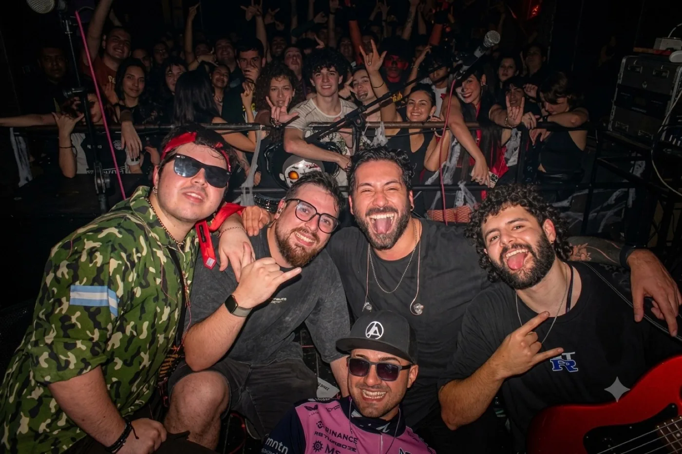 Los integrantes de LINKIN ZERØ en Obscene Fest